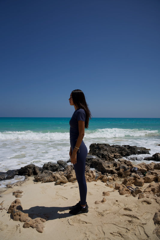 Flow Leggings - Navy